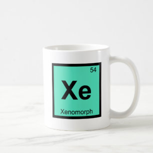 Mug Xe - Symbole du tableau périodique de la chimie xé