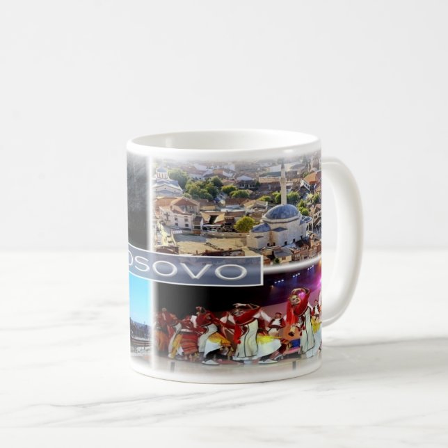 Mug XK Kosovo - (Devant droit)