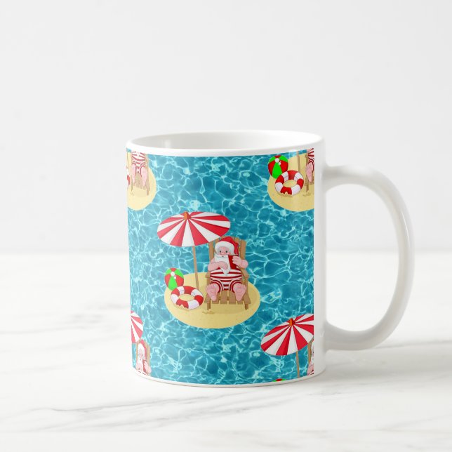 Mug xmas beach santa claus (Droite)