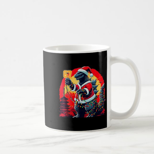 Mug Xmas Christmas Santazilla 67 Funny Holiday Monster (Droite)