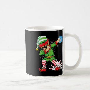 Mug Xmas Dabbing Elf Bowling Ll Et Pins Christmas Bow