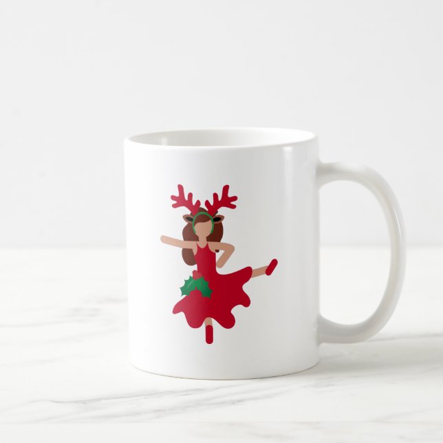 Mug xmas flamenco danseur émoji (Droite)