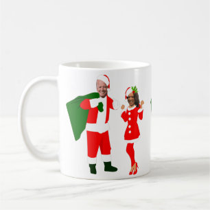 Mug xmas joe biden père Noël kamala harris