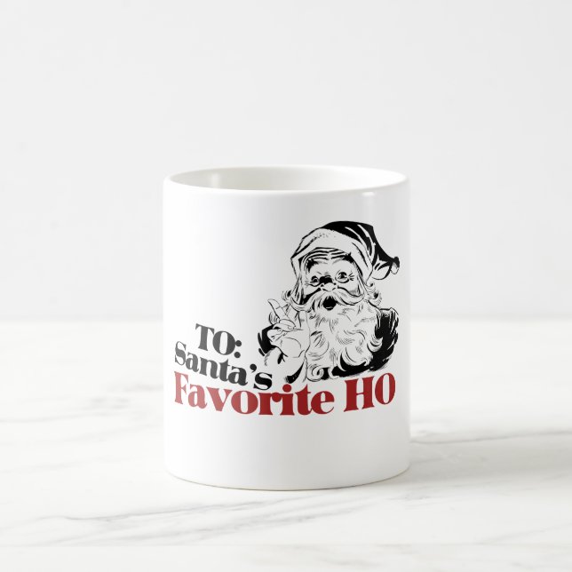 Mug XMAS Santas Favorite HO (Centre)