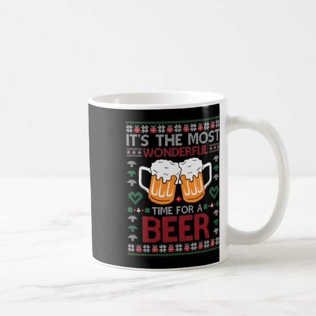 Mug Xmas Wonderful Time For A Beer Ugly Christmas S  (Droite)