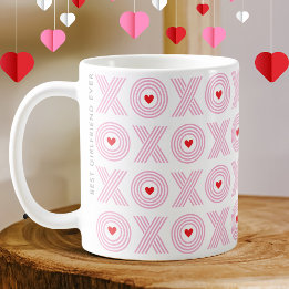 Mug XOXO Valentine's Day moderne meilleure amie