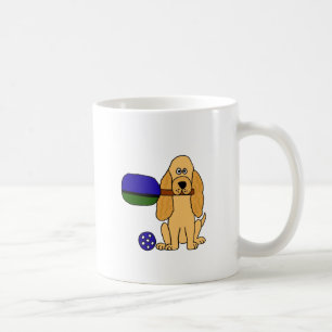 Mug XX bande dessinée de cocker de Pickleball