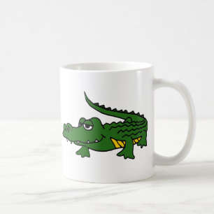 Mug XX bande dessinée drôle d'alligator