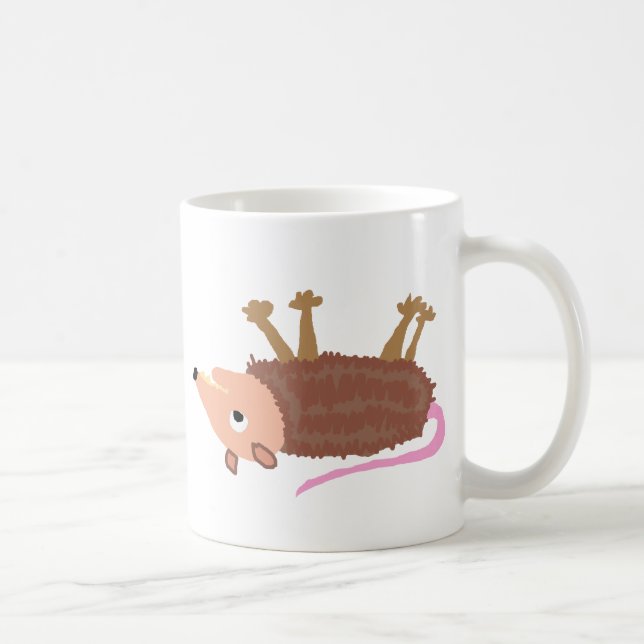 Mug XX bande dessinée morte drôle d'animal tué sur une (Droite)