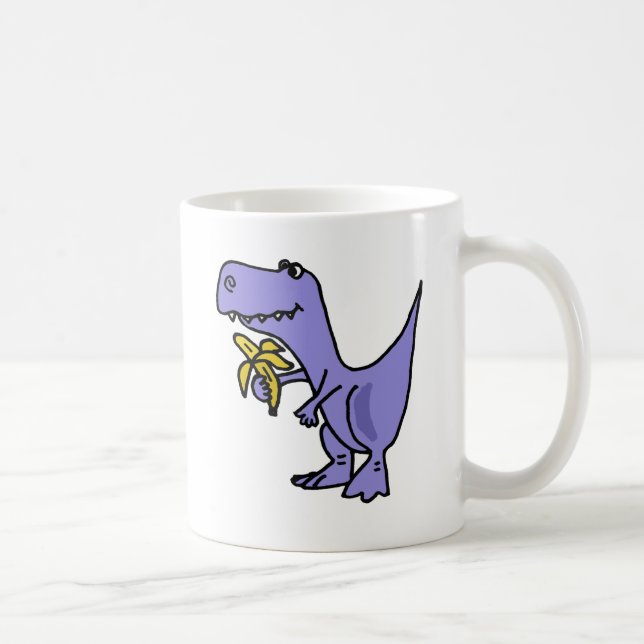 Mug XX dinosaure de T-Rex mangeant la bande dessinée (Droite)