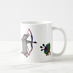 Mug XX taupe aveugle en concurrence de tir à l'arc