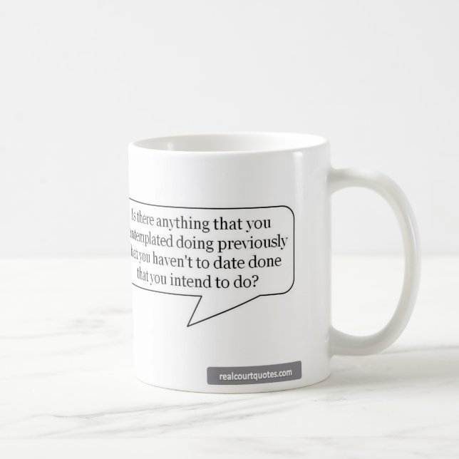 Mug Y a-t-il quelque chose que vous avez contemplé (Droite)