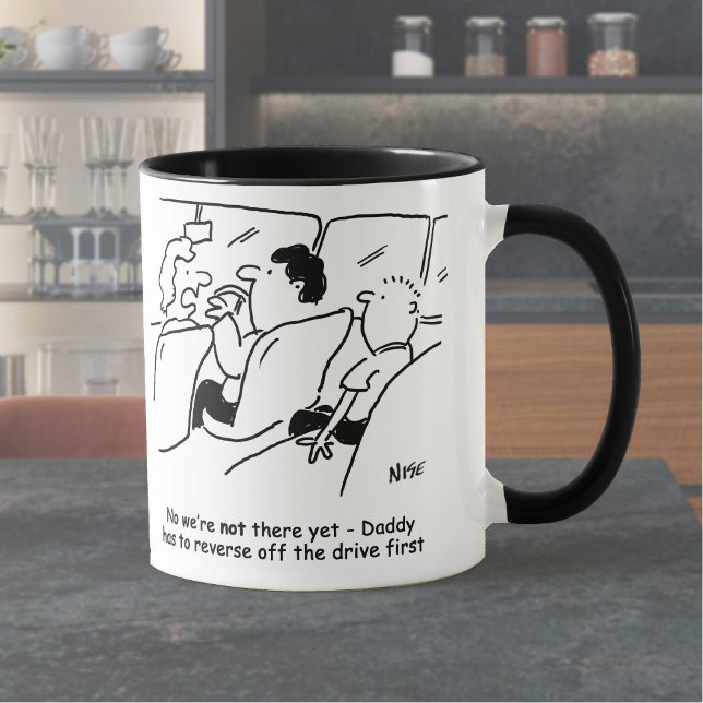 Mug Y En Avons-Nous Encore ? Enfant dans la voiture (Créateur téléchargé)