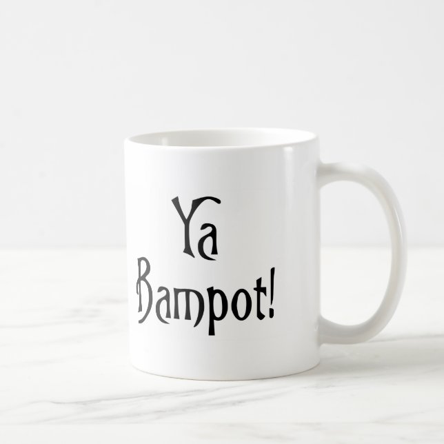 Mug Ya Bampot amusant argot de banter écossais (Droite)