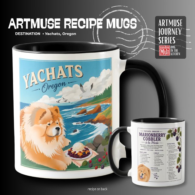Mug YACHATS • Oregon   Art Musé  • Chow (Créateur téléchargé)
