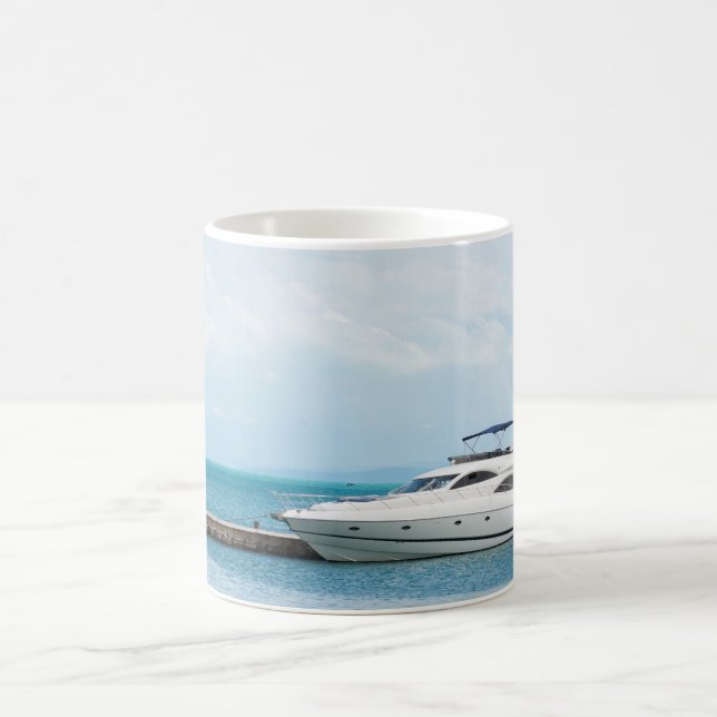 Mug Yacht à l'amarrage (Centre)