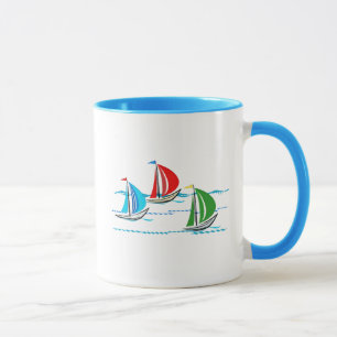 Mug Yacht emballant le trio