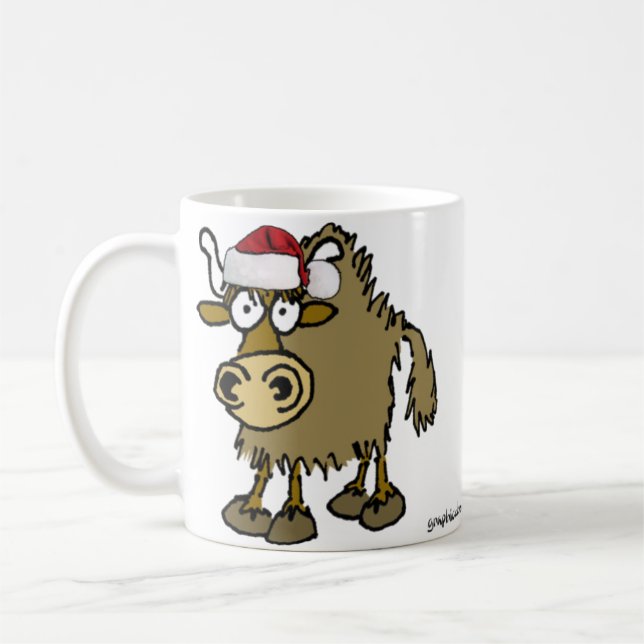 Mug Yaks de Noël (Gauche)