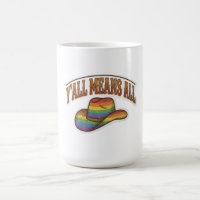 Y'all Means All Chapeau Cowboy Fierté Arc-en-ciel