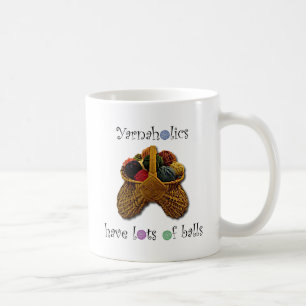 Mug Yarnaholics ont un bon nombre de boules