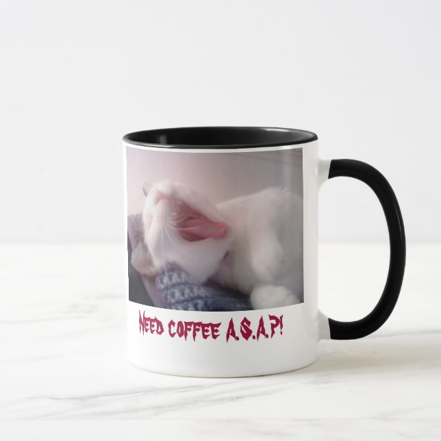 Mug Yawning de chat (Droite)