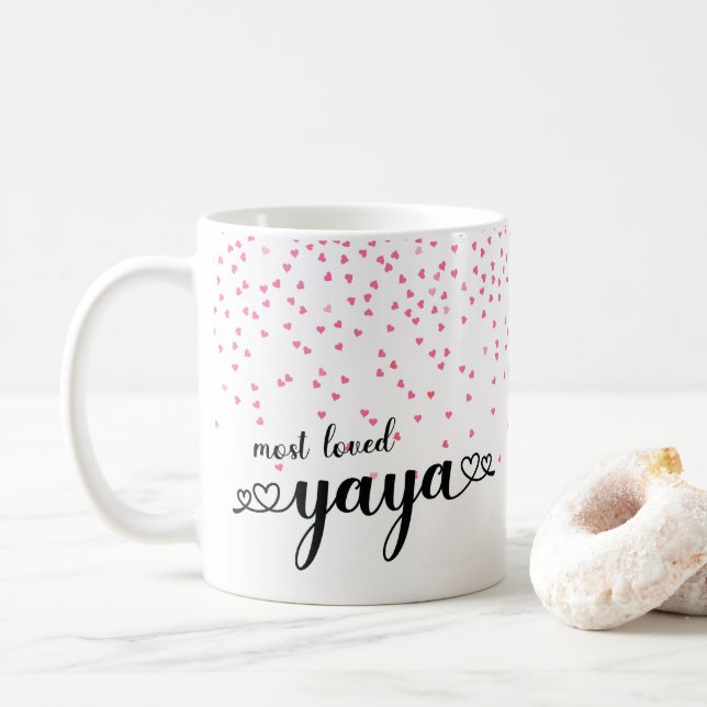 Mug Yaya le cœur le plus aimé (Avec donut)