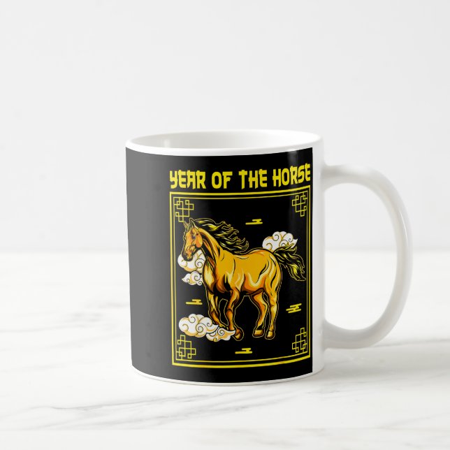 Mug Year Of The Horse Chinese Zodiac Chinese New Year  (Droite)