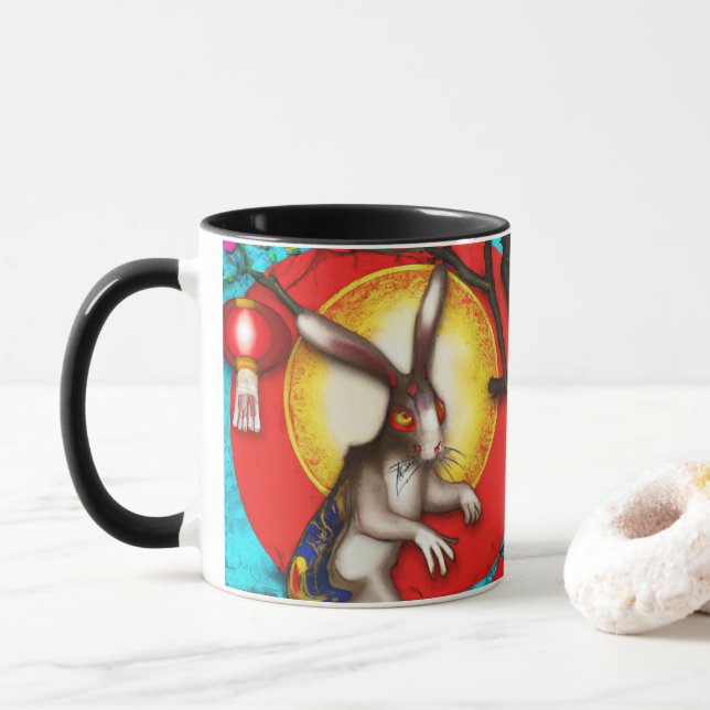 Mug Year of the rabbit (Avec donut)