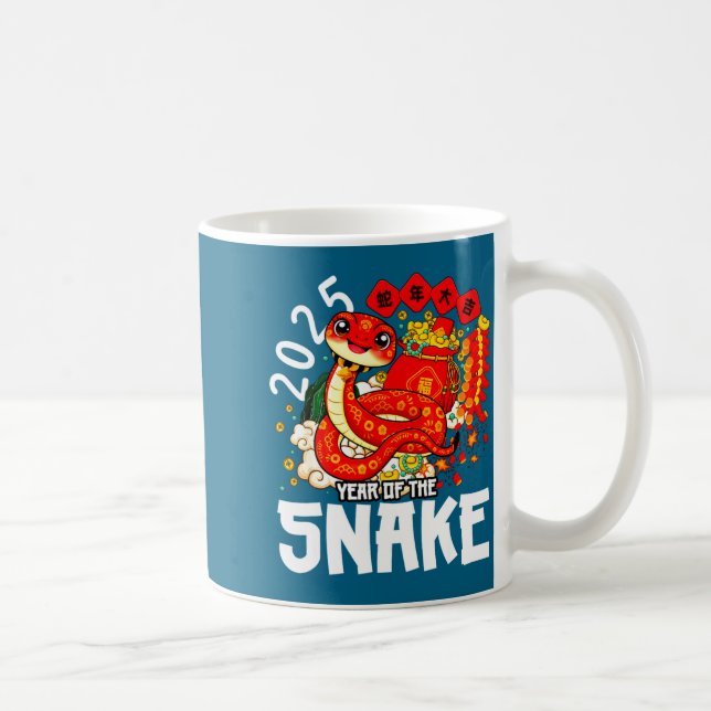 Mug Year Of The Snake 2025 Chinese New Year 2025 Red S (Droite)