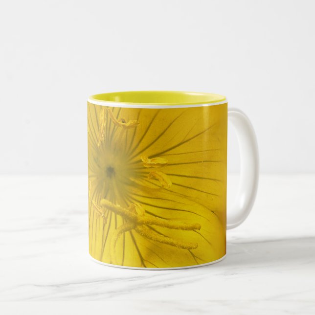 Mug Yellow Bokeh Flower (Devant droit)