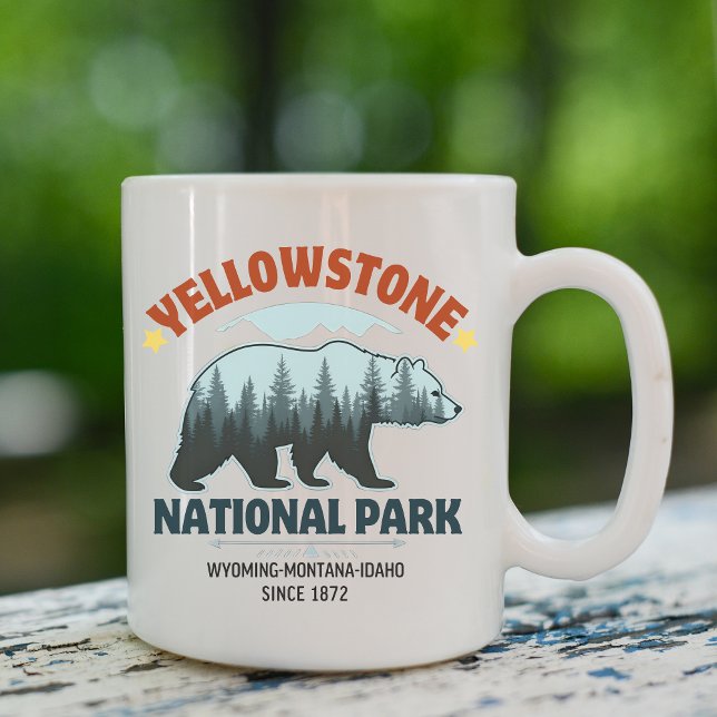 Mug Yellowstone Bear – Sip the Spirit of the Wild (Créateur téléchargé)