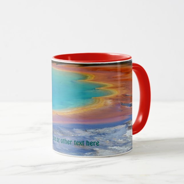 Mug Yellowstone Grand Prismatic Hot Spring - Personnal (Devant droit)