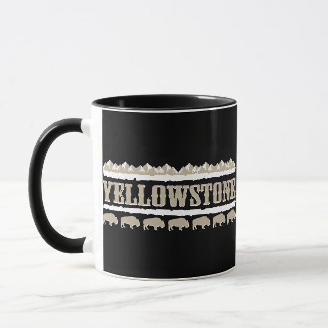 Mug Yellowstone Montana Buffalo (Gauche)