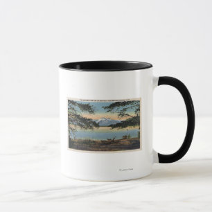 Mug Yellowstone, WY - lac Yellowstone et coutre