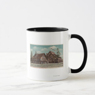 Mug Yellowstone, WYView de vieille auberge fidèle