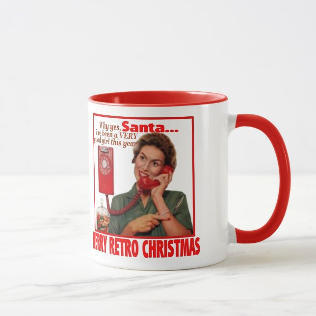 Mug YesSantaGoodGirl-RingerMug 11oz (Droite)