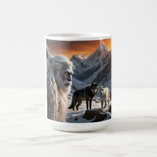 Mug Yeti et le léopard des neiges