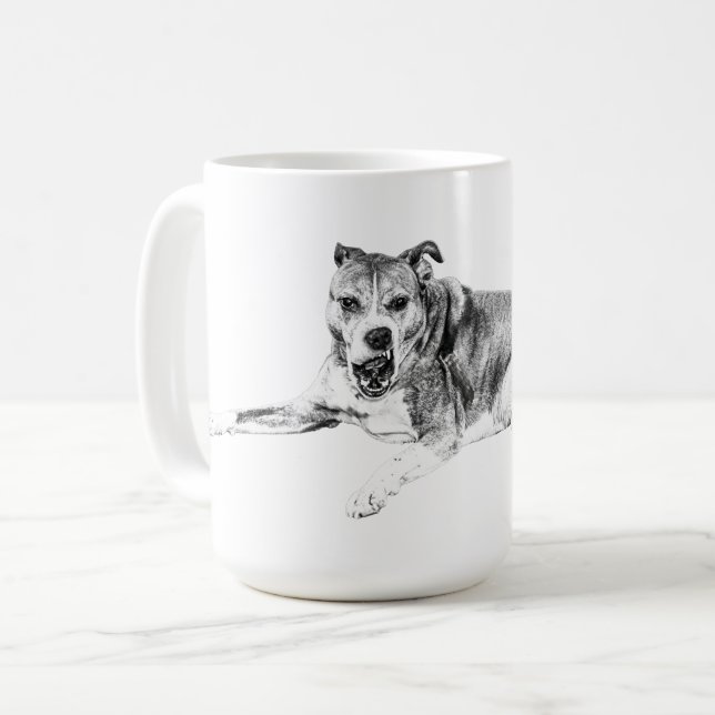 Mug Yeux Brillant, Gorgées Paisibles (Devant gauche)