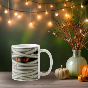 Mug Yeux de maman Halloween Orange ID685
