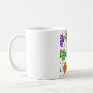Mug Yeux de monstre mignons Bonbons Motif Halloween