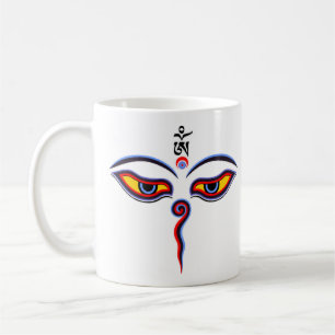 Mug Yeux de sagesse de Bouddha - Les yeux du temple Bo