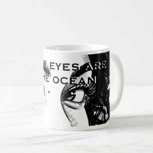 Mug Yeux romantiques d'Art Pop : "Vos yeux sont l'océa