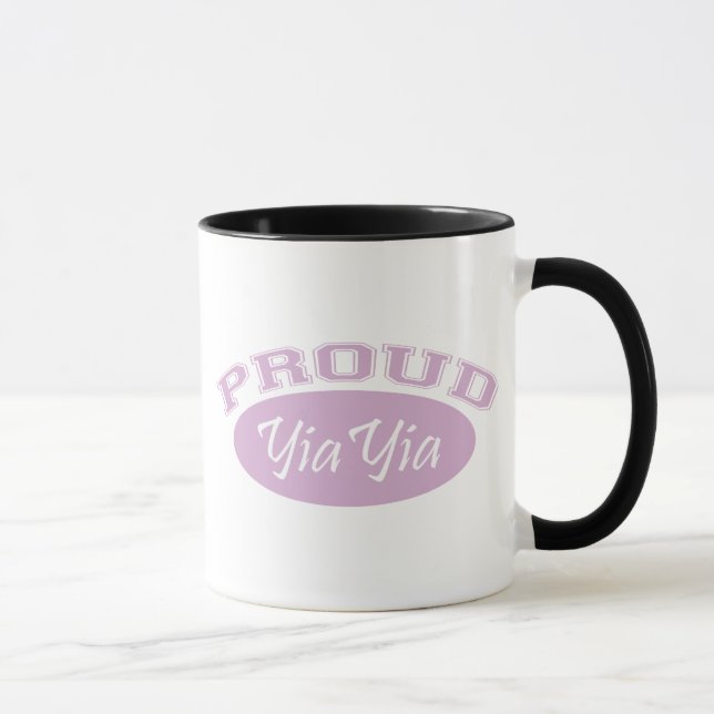 Mug YiaYia fier (rose) (Droite)