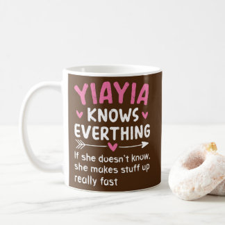 Mug YiaYia sait tout Vintage fête des mères