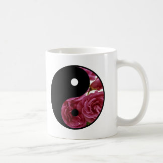 Mug Yin et Yang floraux