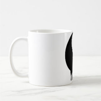 Mug Yin Et Yang Peinture Blanche Noir Fondre Pots Bros