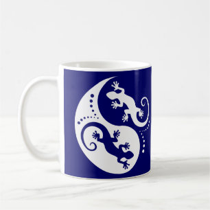 Mug YIN & YANG Geckos white + votre idée