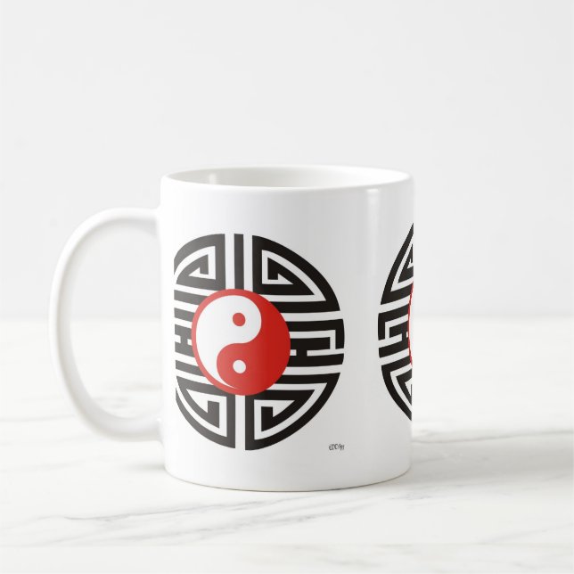 Mug Yin Yang Tattoo Yantra (Gauche)