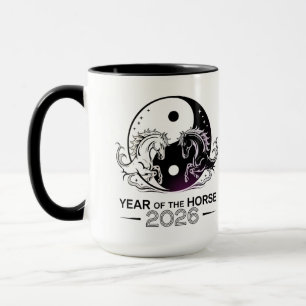Mug Ying & Yang Année du Cheval 2026