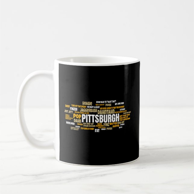 Mug Yinzer Pittsburghese Pittsburgh Jagoff Pride Penns (Gauche)